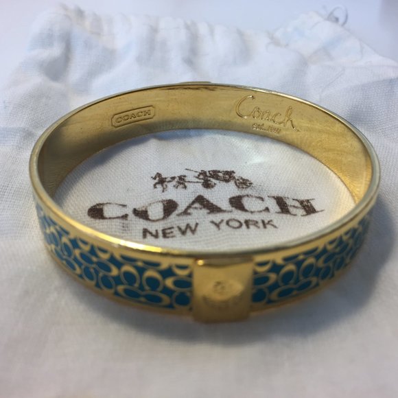 🏆🐎💙COACH Monogram Bracelet Cuff💙🐎🏆 - Picture 4 of 6